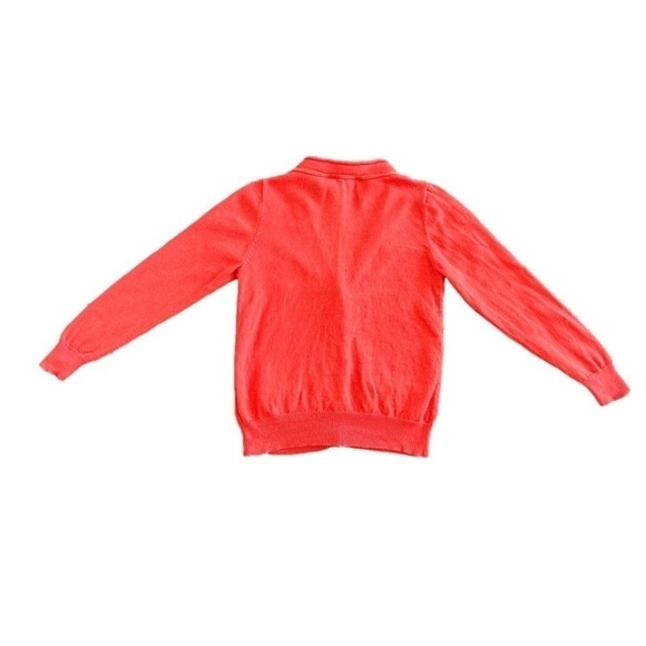 Little Marc Jacobs coral button down cardigan with gold accents size 6 - Picture 2 of 6